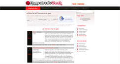 Desktop Screenshot of annuairedugeek.com